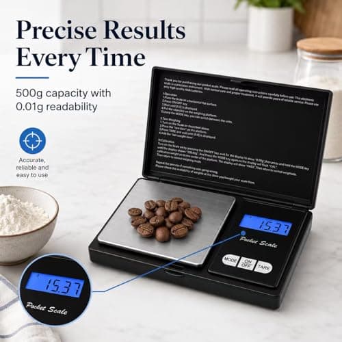Mini Digital Scales 0.01g, 500g Pocket Micro Scales — view 2