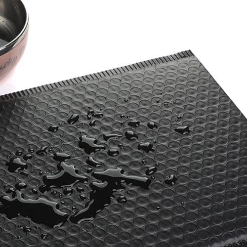 Black Pvc Bubble Storage Bags 25pcs, Shockproof Packing Pouches — view 5