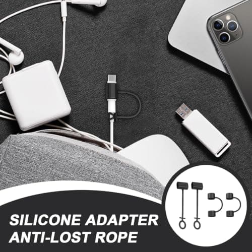 Holder for Cable and Charger, 4 Pieces Fastener Strap for Adapters — view 3