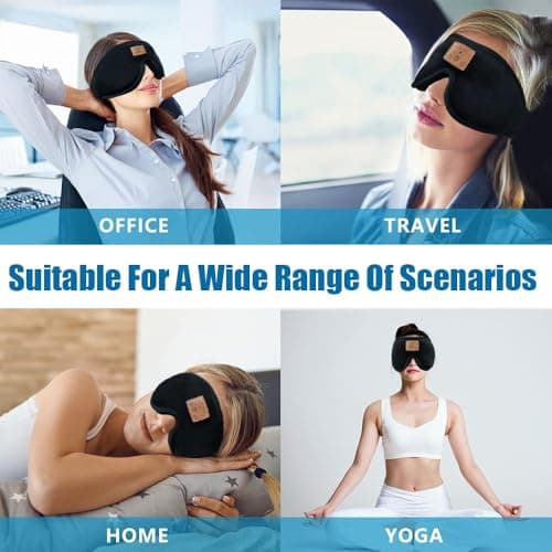 YiYunTE Sleep Headphone, Headband Headphone, Bluetooth Sleep mask Headphone — view 6