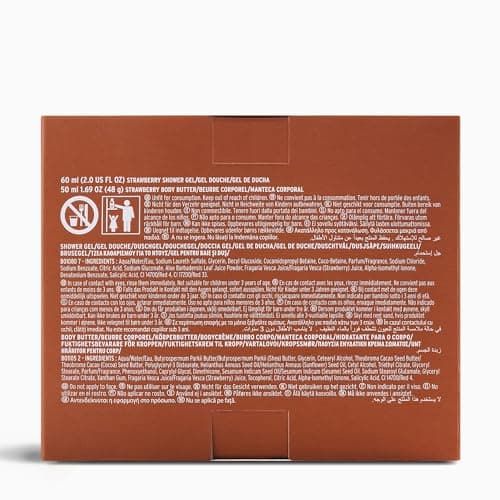 Strawberry Treats Gift Set, 2-Piece Full-Size Body Care (Worth £10.5) — view 4