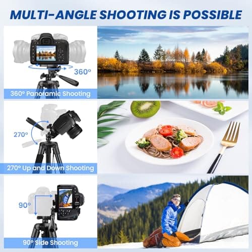 Victiv 67'' Tripod for iPhone, Lightweight Camera & Phone Tripod for Travel — view 5