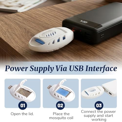 2PCS Plug in Mosquito Repellent, USB Electric Insect Repellent for Home — view 4