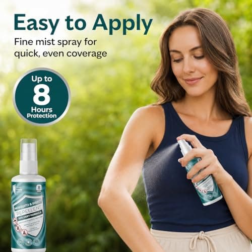 Mosquito & Insect Repellent Spray (Pack of 2) | Maximum Strength 50% DEET Formula | 8 Hours | Repels Midges & Ticks, Long-Lasting Protection Up to 8 Hours, Ideal for Tropical Travel — view 5