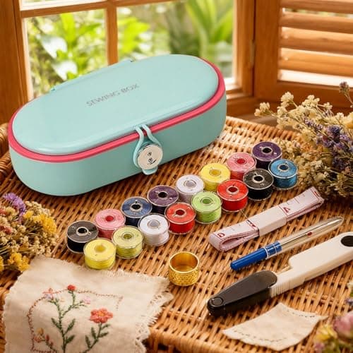 Portable Sewing Kit Repair Tools Craft Supplies Beginners — view 3