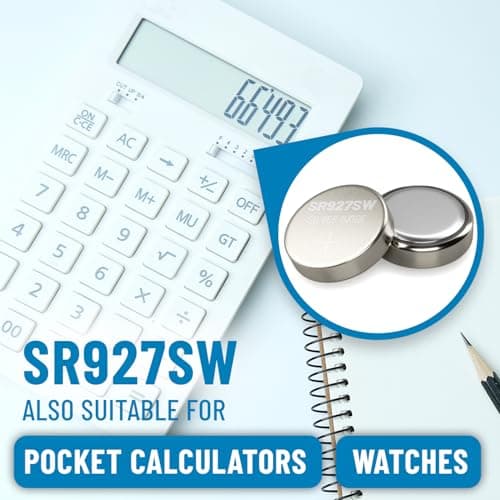 ABSINA SR927SW Watch Battery 1.55V Silver Oxide - Leakproof & Long — view 3