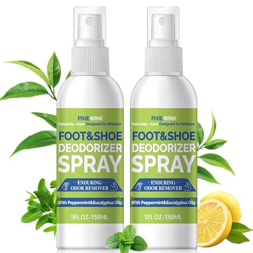 Shoe & Foot Deodorizer Spray for Smelly Shoes & Feet, Shoe Odour Eliminator