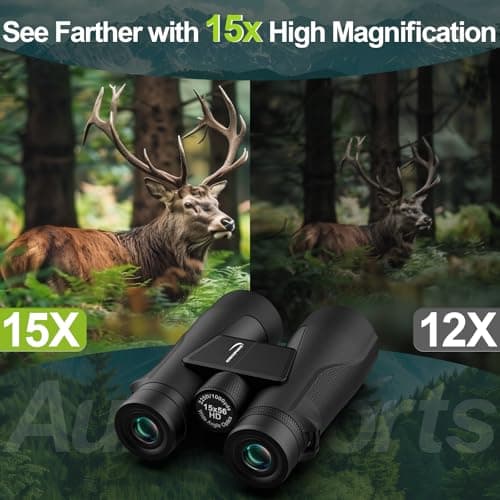 Aurosports 15x56 Binoculars for Adults High Power Back — view 3