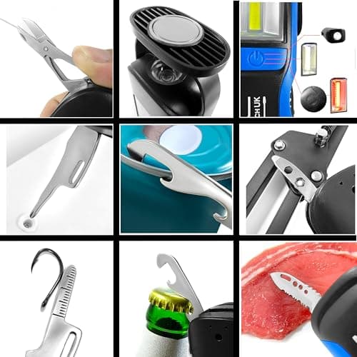 DIY TECH UK - 18 in 1 Torch Multi Tool Gifts for Men - 300 Meter Beam — view 3