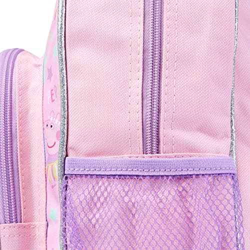 Peppa Pig Kids Backpack, Girls 3D Wings School Backpack With Glitter, Children School Bag, Nursery Or Preschool Bag, Kids Toddlers Travel Bag — view 5