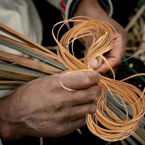 CANIGHT DIY Plastic Rattan Repair Kit for Furniture and Luggage, Lightweight Pe Material, Not Easy to Deform, for Decorating Projects and Handicrafts Plastic Rattan Weaving — view 6