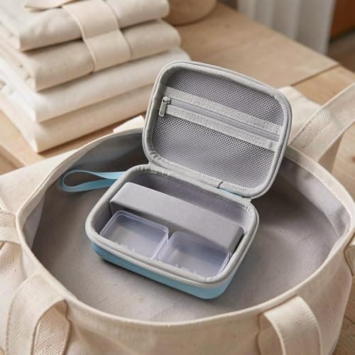 UKCOCO Sky-Blue Hard EVA Diabetic Supplies Organizer Case for Travel — view 6