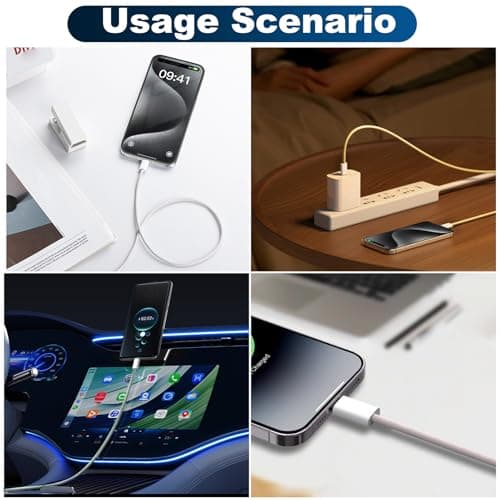 RTDHO 4 Pack USB C to USB C Cable 60W Charger Cable Fast Charging Type C — view 5