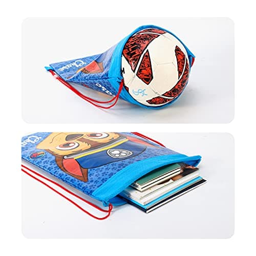 Paw Patrol Waterproof And Lightweight Drawstring Bag for Kids — view 3