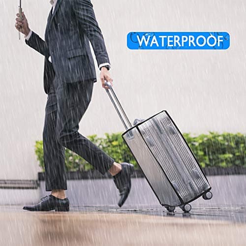 2 Pieces Clear PVC Suitcase Cover, 28 Inch Suitcase Cover Protectors — view 3