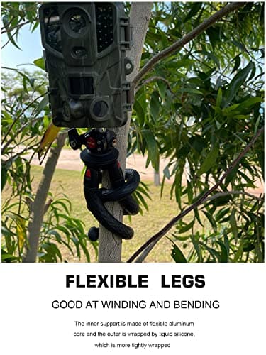 Gorilla Pod Tripod for Smartphone, Flexible Phone Tripod Octopus — view 4