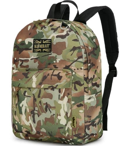 Kombat Tactical 18 Litre Street Pack Kids Bag School Bag Camo Multi Terrain British Terrain Pattern — view 3