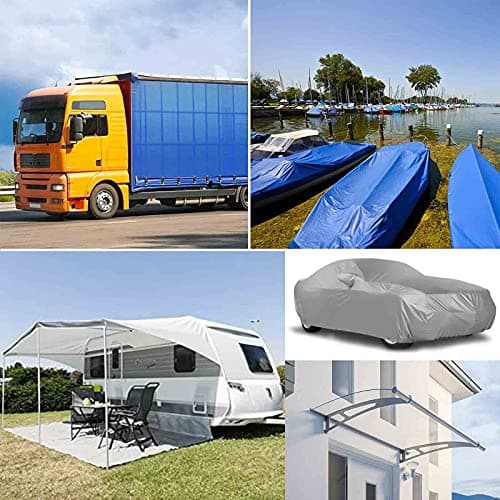 LANUCN Invisible Tent Repair Tape, 5cm x 5m Heavy Duty Tenacious Tape Patch for PVC Coated Awning, Gazebo, Canvas, Nylon, UV Resistant Air Bed Paddling Pool Puncture Repair Kit — view 5