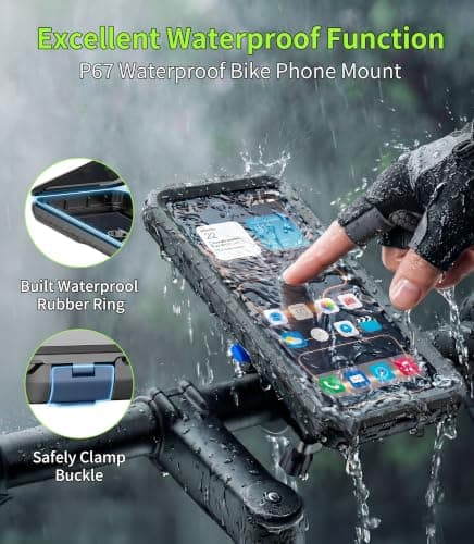 Cozycase Anti Theft-1S Lock/Unlock-Waterproof Shockproof Bike Phone Mount — view 2