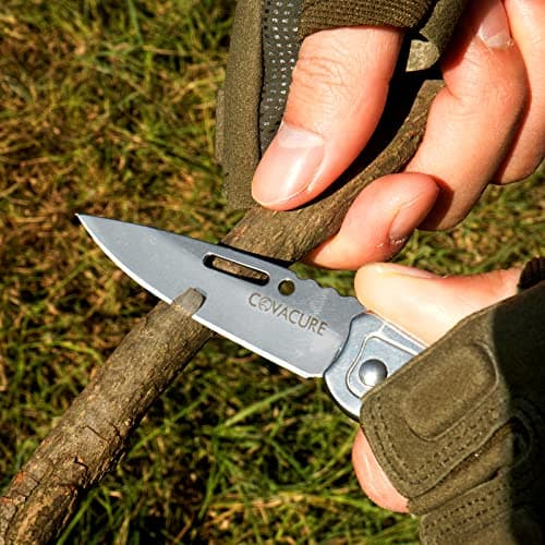 COVACURE 2.4" Blade UK Legal Non-Locking Pocket Knife for Camping & Outdoor — view 4