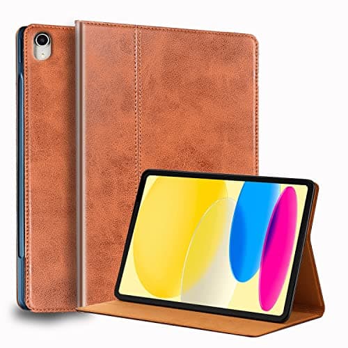 Gexmil Leather Case for iPad (A16) 11th Gen 11",iPad 10th Gen 10.9",Brown