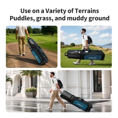 Golf Travel Bags Flight with Wheels,Golf Travel Cover,Golf Club Travel Case — view 6