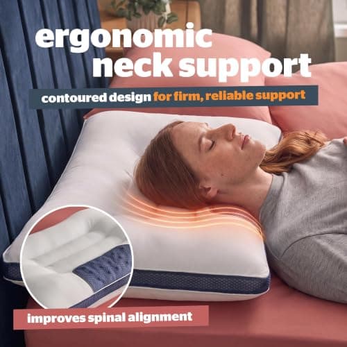 Silentnight Smart Sleep Magnetic Neck Therapy Pillow, Soothes Neck Ache — view 4