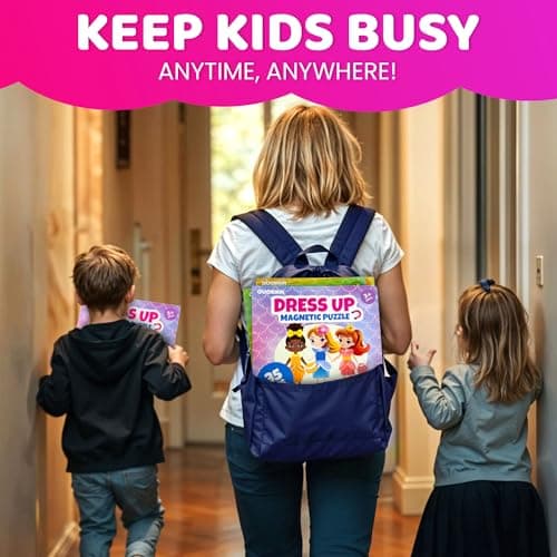 Magnetic Dress Up Dolls Book for Kids - Magnetic Puzzle for 2 3 Year Olds — view 6
