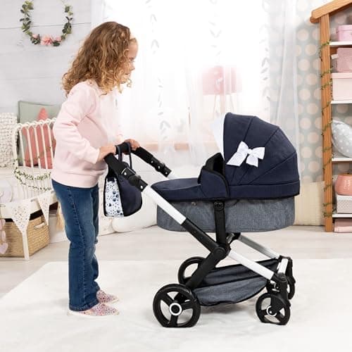 Bayer Baby Dolls Pram XEO, Convertible Doll Pushchair, 46cm Dolls — view 6