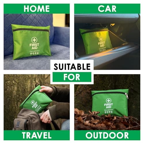 Deca+Med Premium First Aid Kits | Safety Essentials for Home, Office, Car, Caravan, Travel, and Camping (Small First Aid Kit) — view 6