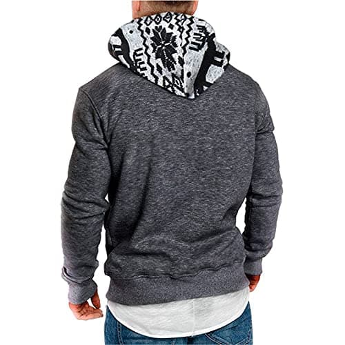 CEWIFO Men Sweatshirt Set Honeymoon Dark Gray — view 3