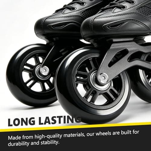 Luggage Suitcase Replacement Wheels Diameter 2 3/4 inch Wear-Resistant Mute Suitcase Luggage Replacement Wheels Rubber Swivel Caster Wheels Repair Kits 4 Wheels (70mm*18mm) — view 3