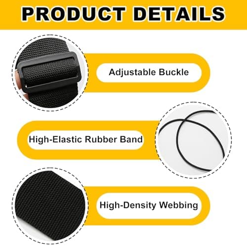 4 Pcs Adjustable Luggage Straps for Suitcases, Luggage Connector Straps for Suitcases, Travel Straps for Luggage Portable Travel Over Handle — view 4