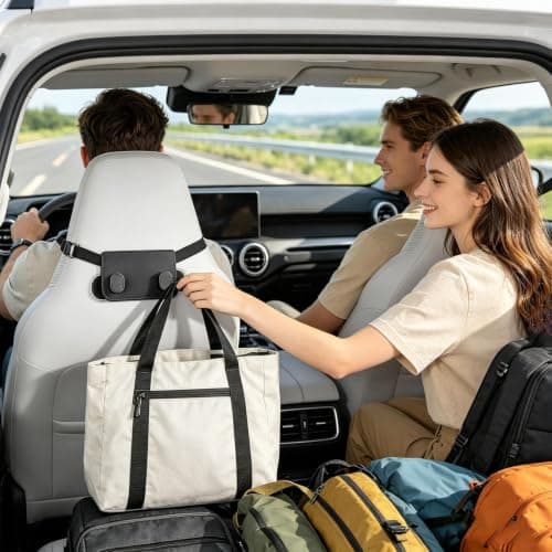 Car Seat Back Storage Hook - Double Universal Adjustable Organizer — view 2
