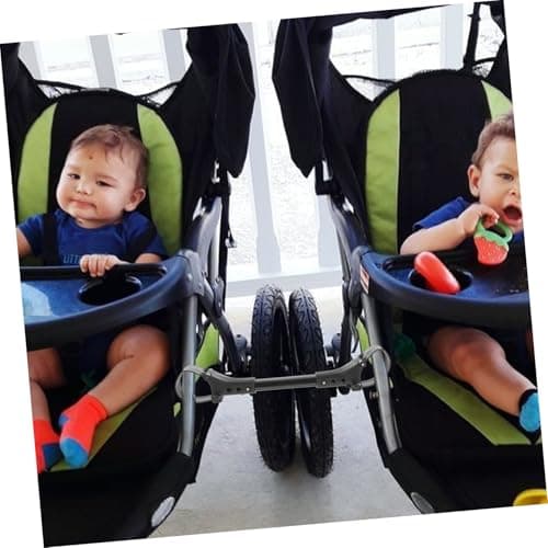 Adjustable Baby Stroller Connector Aluminum Lightweight 3pcs Black — view 6