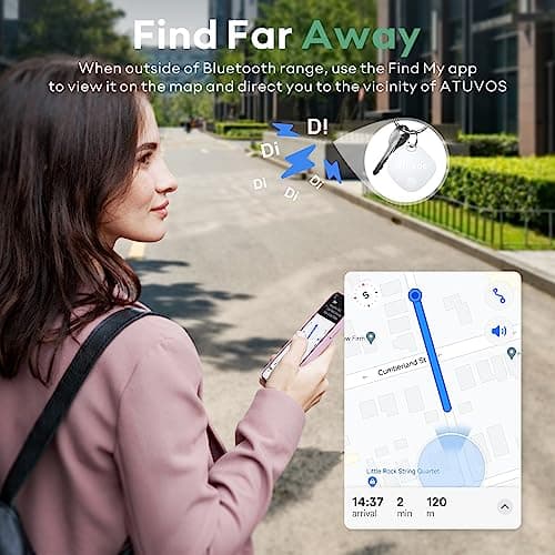 ATUVOS Air Tag Tracker Item Finder-2 Pack, (iOS Only) — view 4