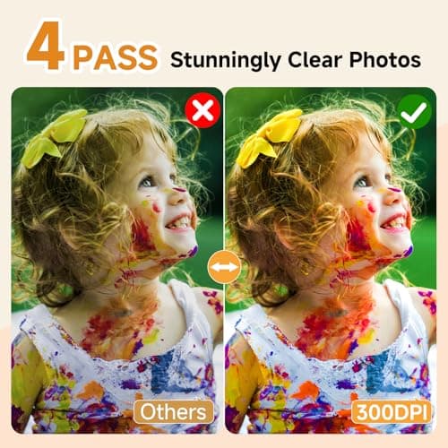HPRT CP4100 4x6 Portable Photo Printer with 108 Sheets+2 Ribbons, Wi-Fi — view 5