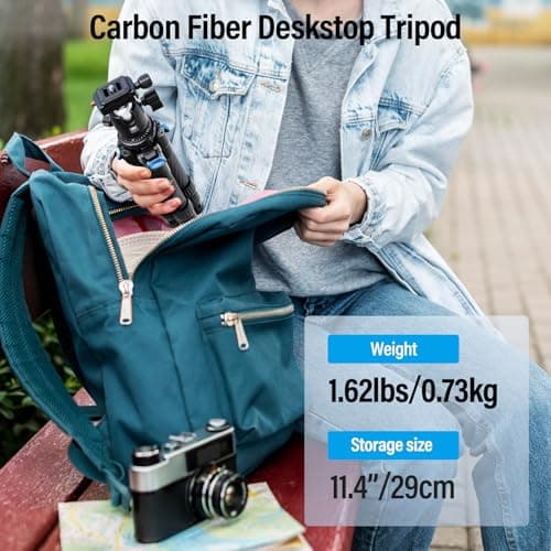 SIRUI Carbon fibre Tripod for Camera, with 360° Ball Head, AM-223+B-00K — view 2