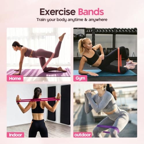 Resistance Bands, Exercise Bands Resistance Bands With 5 Resistance Levels — view 5