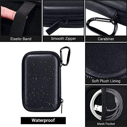 ULAK MP3 MP4 Player Case Portable Travel Box for iPod Touch, Black — view 5