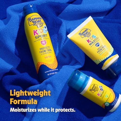 Banana Boat Sunscreen Kids Sport, Tear-Free Broad Spectrum Sunscreen Spray - SPF 50-6 Ounce Twin Pack — view 5