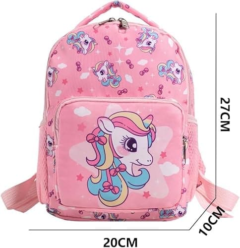 QYEHF Unicorn Backpack, Teenager Primary School Bag, Waterproof Nylon Rucksack, Casual Daypack, Book Bag for Campus Outdoor Travel Bag Nursery Book Bag Casual Daypack — view 2
