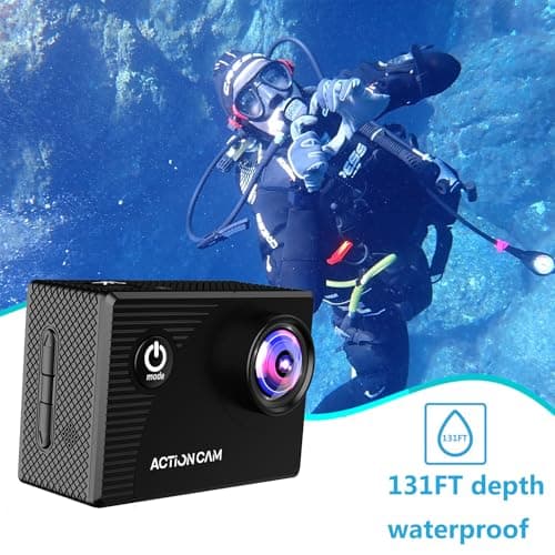 Xilecam Action Camera 131Ft Underwater Waterproof with Long Battery Life — view 5