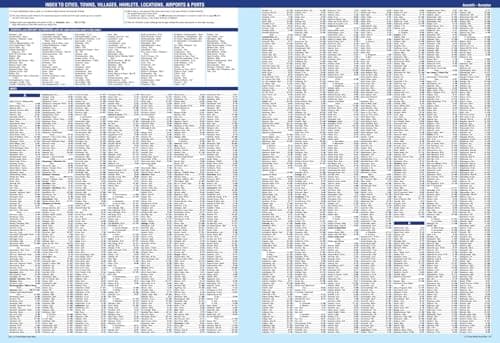 A -Z Great Britain Super Scale Road Atlas 2027 (A3 Spiral): Easy to read map of Great Britain — view 5
