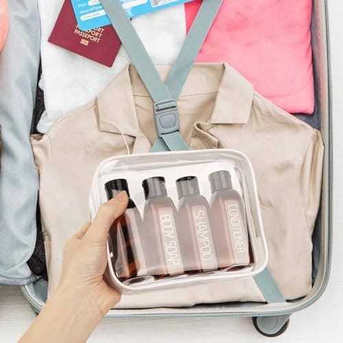 Decorniqu Travel Bottles for Toiletries 4 PCS 100ml Leak Proof Containers — view 6