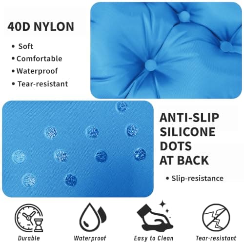 EULANT Thickened Non-slip Inflatable Stadium Seat Cushion,Blow Up Pillow — view 5