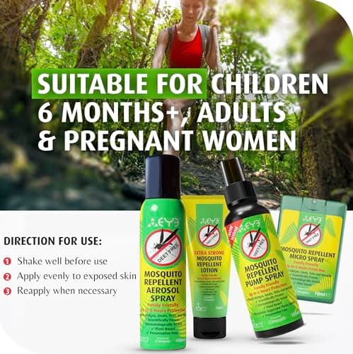 THEYE Mosquito Repellent Extreme Traveller Pack - Natural, Preservative Free - Family Friendly Insect Repellent DEET Free - Maximum Strength Tick & Midge Repellent Travel Pack — view 6