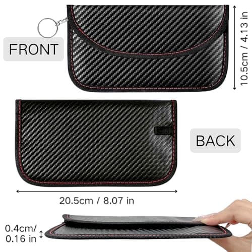 KEYRI 2 PCS Faraday Pouch Faraday Bags RFID Blocker Bags — view 2