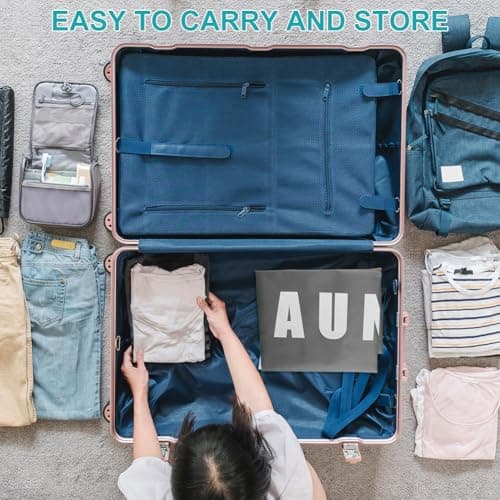 2 Pack Large Laundry Bags, 61×91cm Travel Laundry Bags for Travelling — view 6