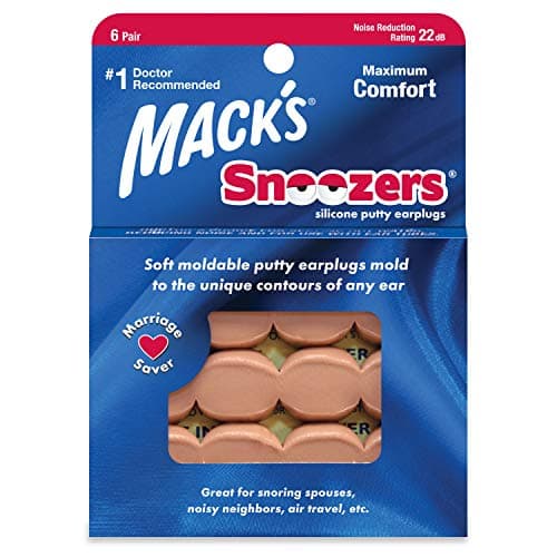 Mack's Snoozers Ear Plugs (6 Pair) - Beige